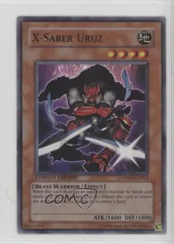 X-Saber Uruz Limited Edition YuGiOh Hidden Arsenal 1 #HA01-EN012 2009 - Image 1