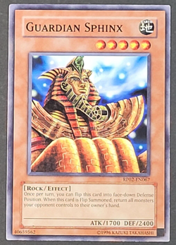 Yugioh TCG - 1x Guardian Sphinx - RP02-EN067 - LP/NM - Common - Unlimited - 2009 - Image 1