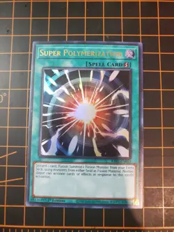 Super Polymerization RA03-EN053 Ultra Rare 1st Ed YuGiOh! TCG NM With Top Loader - Image 2
