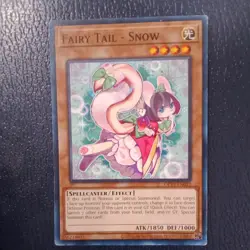 Yugioh Card TCG Fairy Tail - Snow OP19-EN022 Common LP - Image 1