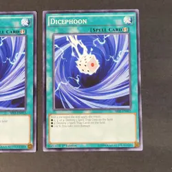 Yugioh TCG - 2x Dicephoon - SR01-EN032 - 1st Ed - NM - Emperor of Darkness, 2016 - Image 5