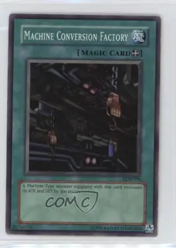 Machine Conversion Factory YuGiOh Legend of Blue Eyes White Dragon #LOB-096 2002 - Image 1