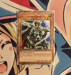 Yugioh! 1x Marauding Captain RA03-EN118 Platinum Secret Rare 1st Ed NM - Image 1