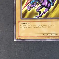 Yugioh TCG - 1x Gaia the Fierce Knight - SDY-007 - LP - Vintage - Unlimited 2002 - Image 4