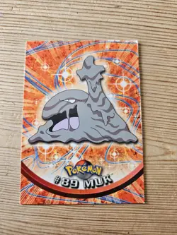 Pokemon #89 Muk Trading Card Topps Blue Logo - Image 1