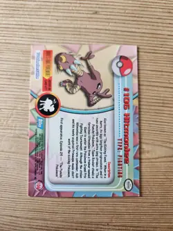 Hitmonlee #106 Topps Series 2 Blue Back Card Non Holo - Image 2