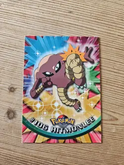 Hitmonlee #106 Topps Series 2 Blue Back Card Non Holo - Image 1