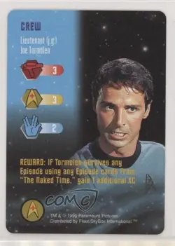 1996 Star Trek - The Card Game Crew Lieutenant (jg) Joe Tormolen - Image 1