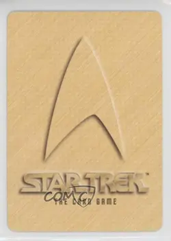 1996 Star Trek - The Card Game Crew Lieutenant Robert Tomlinson - Image 2