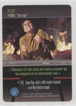 1996 Star Trek - The Card Game Plot Episode: The Cage - Image 1