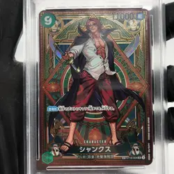 One Piece Card PSA 10 Shanks ST16-004 SR SP OP11 Parallel Japanese [10] - Image 2