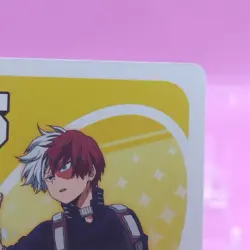 Shoto Todoroki/ My Hero Academia Card Game UNO Japanese Toei Anime Rare YE b - Image 4