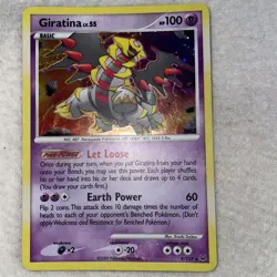 Pokemon Giratina TCG Platinum Holo Rare Card 9/127 Lvl.55 2009 - Image 1