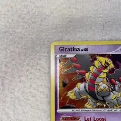Pokemon Giratina TCG Platinum Holo Rare Card 9/127 Lvl.55 2009 - Image 3