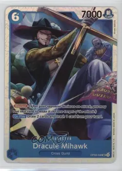 2024 One Piece Card Game: Emperors in the New World OP09 SR Dracule Mihawk - Image 1