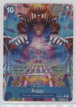 2024 One Piece Card Game: Emperors in the New World OP09 R (Alt Art) Buggy - Image 1