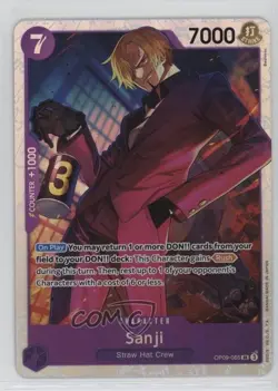 2024 One Piece Card Game: Emperors in the New World OP09 SR Sanji #OP09-065 - Image 1