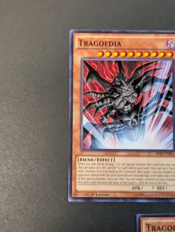 Yugioh TCG - 3x Tragoedia - SR01-EN017 - NM/LP -1st Edition - Common - 2016 - Image 3