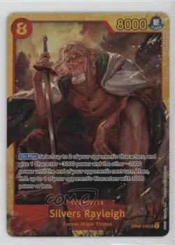 2024 One Piece Card Game: Two Legends OP08 Japanese SEC Silvers Rayleigh READ - Image 1