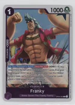 2023 One Piece Card Game: Kingdoms of Intrigue OP04 R Franky #OP04-063 - Image 1