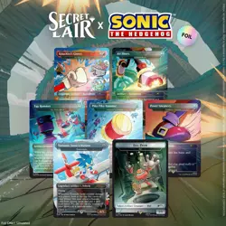 Pre Sep15 MTG Secret Lair The Sonic Superdrop Secret Lair x Turbo Gear Foil - Image 1