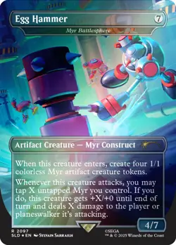 Pre Sep15 MTG Secret Lair The Sonic Superdrop Secret Lair x Turbo Gear Foil - Image 3