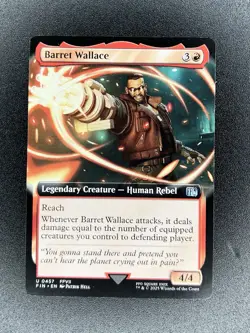 Barret Wallace Extended Art - FIN 0457 NM - MTG Magic Regular - Image 1