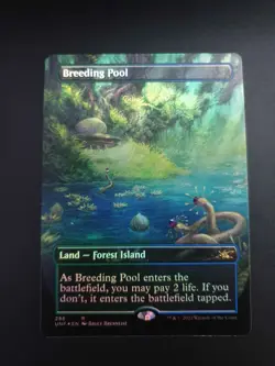 MTG breeding pool (Borderless) (Foil) - Unfinity - Image 1