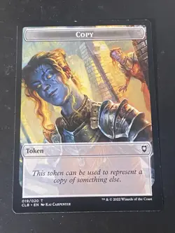 MTG 4x Copy Token Commander Legends: Battle for Baldur's Gate NM English - Image 1