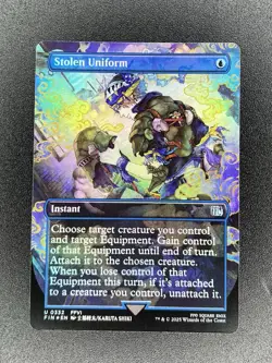 Stolen Uniform Borderless Foil FIN 0332 NM MTG Magic - Image 1