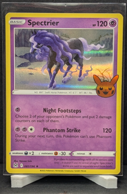 Pokemon Spectrier #081/196 Trick or Trade 2023 Halloween Holo NM - Image 1
