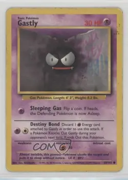 Gastly Pokemon Base Set #50 1999 - Image 1