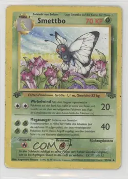 Butterfree German 1st Ed. Pokemon Jungle #33 1999 - Image 1