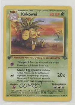 Exeggutor German 1st Ed. Pokemon Jungle #35 1999 - Image 1