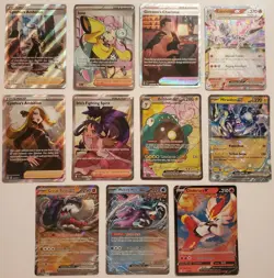 Pokemon TCG Full Art Trainer Cards Collection Lot (CROWN ZENITH, 151, PAL EVO.) - Image 1