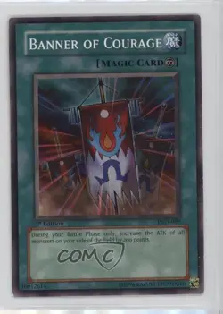 Banner of Courage 1st Ed. YuGiOh Pharaonic Guardian #PGD-089 2003 - Image 1