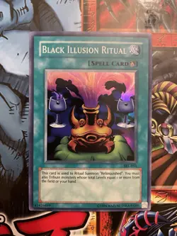 Yugioh - Black Illusion Ritual SRL-051 Spell Ruler Unlimited - NM - Image 1