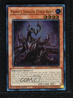 Primite Dragon Ether Beryl Ultra Rare 1st Ed. YuGiOh Supreme Darkness - Image 1