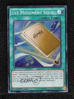 1st Movement Solo 1st Ed. YuGiOh The New Challangers #NECH-EN059 - Image 1