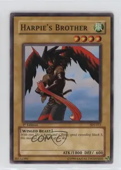 Harpie's Brother (Sky Scout) 1st Ed. YuGiOh Starter Deck Joey #SDJ-011 2003 - Image 1