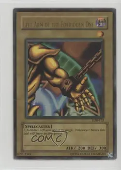 Left Arm of the Forbidden One YuGiOh Legend Blue Eyes White Dragon #LOB-123 2002 - Image 1