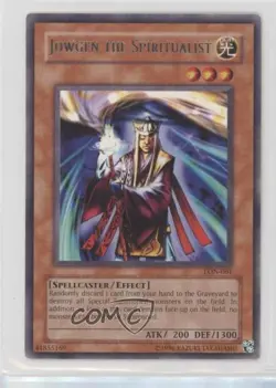 Jowgen the Spiritualist Unlimited YuGiOh Labyrinth of Nightmare #LON-061 2003 - Image 1