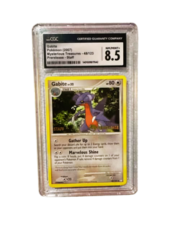 Gabite LV.32 PRERELEASE STAFF Pokemon Card Mysterious Treasures 48/123 - Image 1