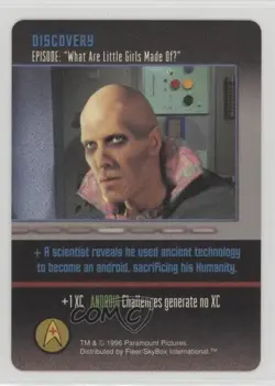 1996 Star Trek - The Card Game Discovery Episode: What Are Little Girls Made OfU - Image 1