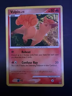 Pokemon TGC vulpix common card 2009 102/127 - Image 1