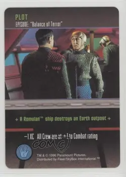 1996 Star Trek - The Card Game Plot Episode: Balance of Terror - Image 1