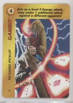 1995 Marvel Overpower CCG Special Character Cards Gambit (52 Card Pickup) #AA - Image 1