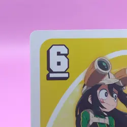 Tsuyu Asui/ My Hero Academia Card Game UNO Japanese Toei Anime Rare YE b - Image 3