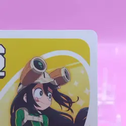 Tsuyu Asui/ My Hero Academia Card Game UNO Japanese Toei Anime Rare YE b - Image 4