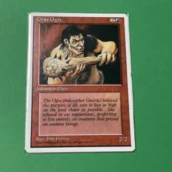 Gray Ogre MTG Core Set 4th Edition Regular - Image 3